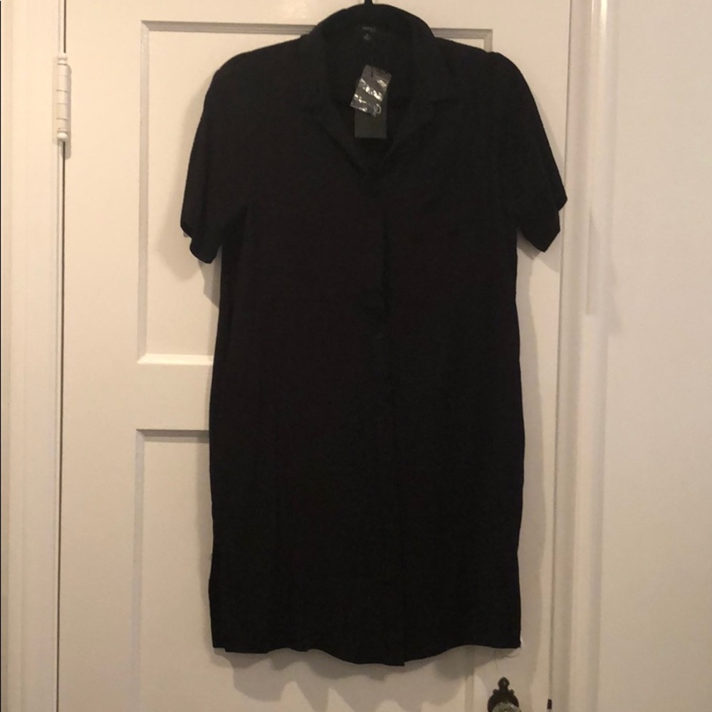 NWT Very J Black T Shirt Dress